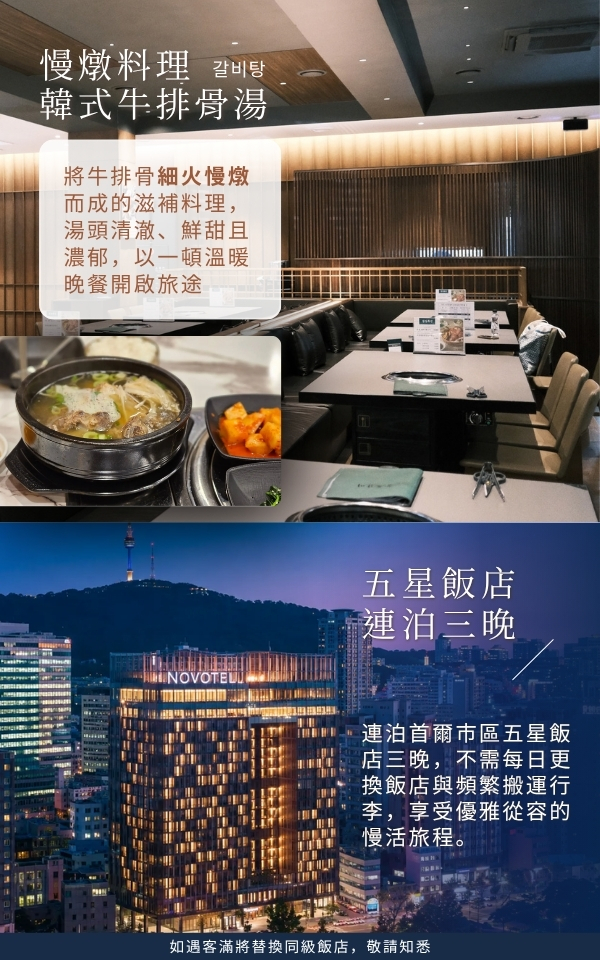 韓式牛排骨湯與 Novotel 五星飯店